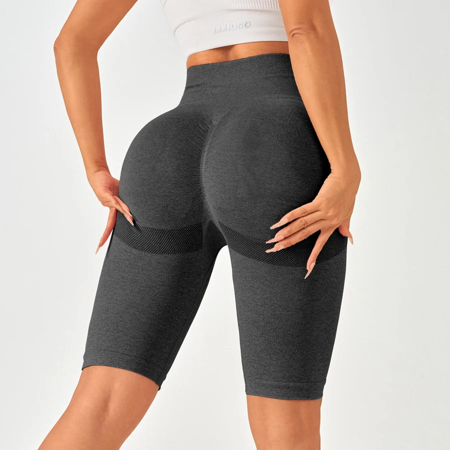 Women Sports Leggings Sportswear Woman Gym Legging Seamless Yoga Shorts w/Tummy Control Women's Shorts Fitness Female Clothing