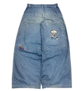 American Fashion Trend Joker Pattern Embroidered Loose Jeans Street Y2K New Hip Hop Oversized Wide-leg Pants Unisex Jeans
