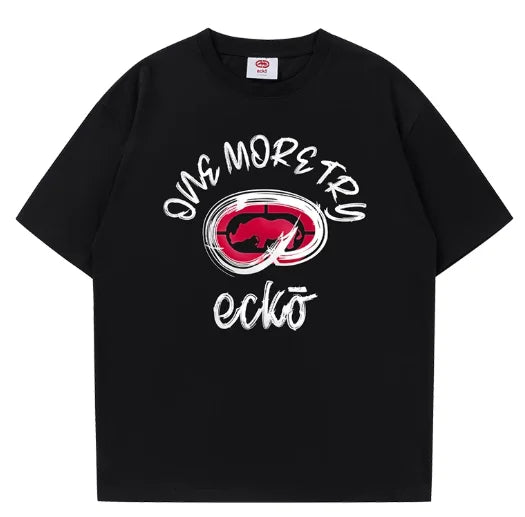 Summer Streetwear Heavyweight Couple Style T-Shirt Short Sleeve Loose Fit Versatile for Both Men and Women with High-Class