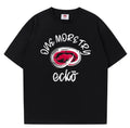 Summer Streetwear Heavyweight Couple Style T-Shirt Short Sleeve Loose Fit Versatile for Both Men and Women with High-Class
