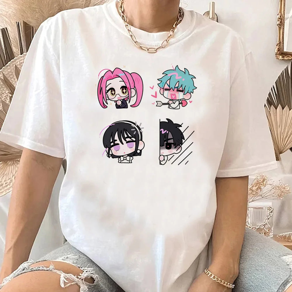 Alien Stage T Shirt Men Women Kawaii Cartoon Streetwear Y2k Harajuku Anime Japanese Manga T-shirt