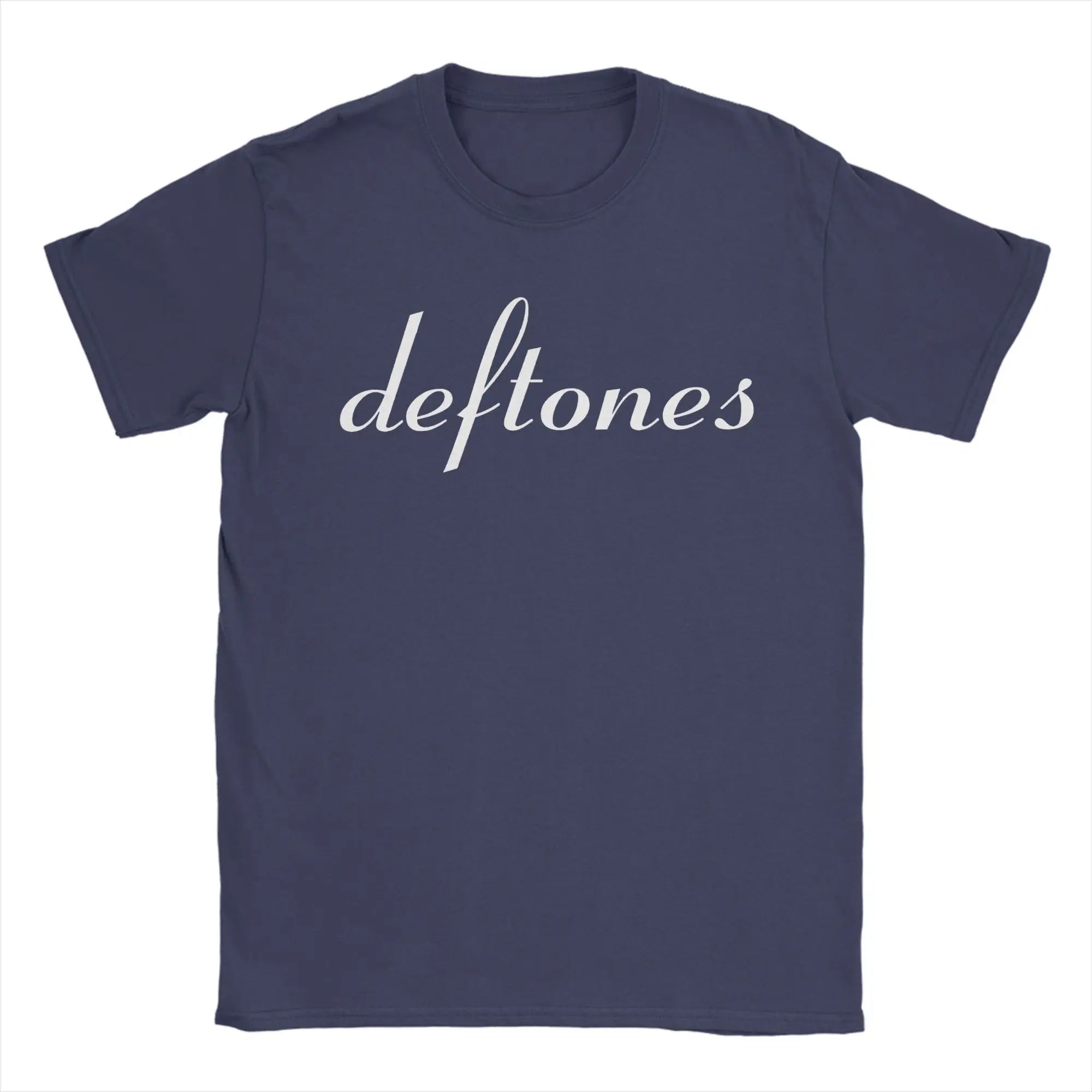 Streetwear T Shirt Summer Deftones Rock Band Hippie T-Shirts  Cotton Tee Shirt for Men Awesome Pattern Short Sleeve Tees