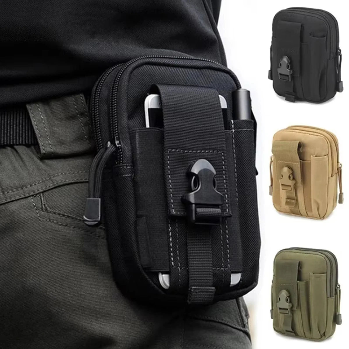 Tactical Leg Bag Sports Camouflage Riding Locomotive Portable Multifunctional Leggings Bag Sports Hanging Waist Bag Waist Packs