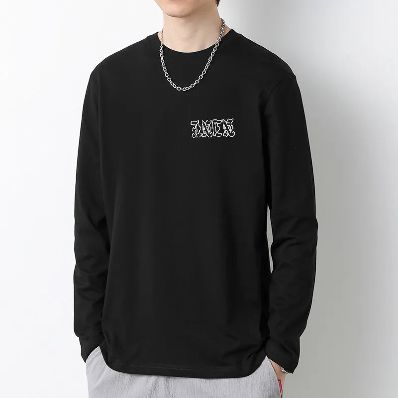 Men T Shirts autumn men Clothes anime casual Long Sleeved Oversized Y2K T-Shirt Harajuku Streetwear Academia Hip Hop tee tops