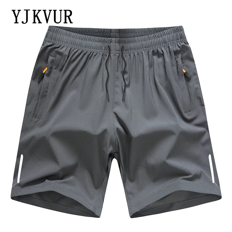 YJKVUR Men's Athletic Performance Gym Workout Shorts With Pockets 2026 New  Summer Training Running Jogger With Big Size M-8XL