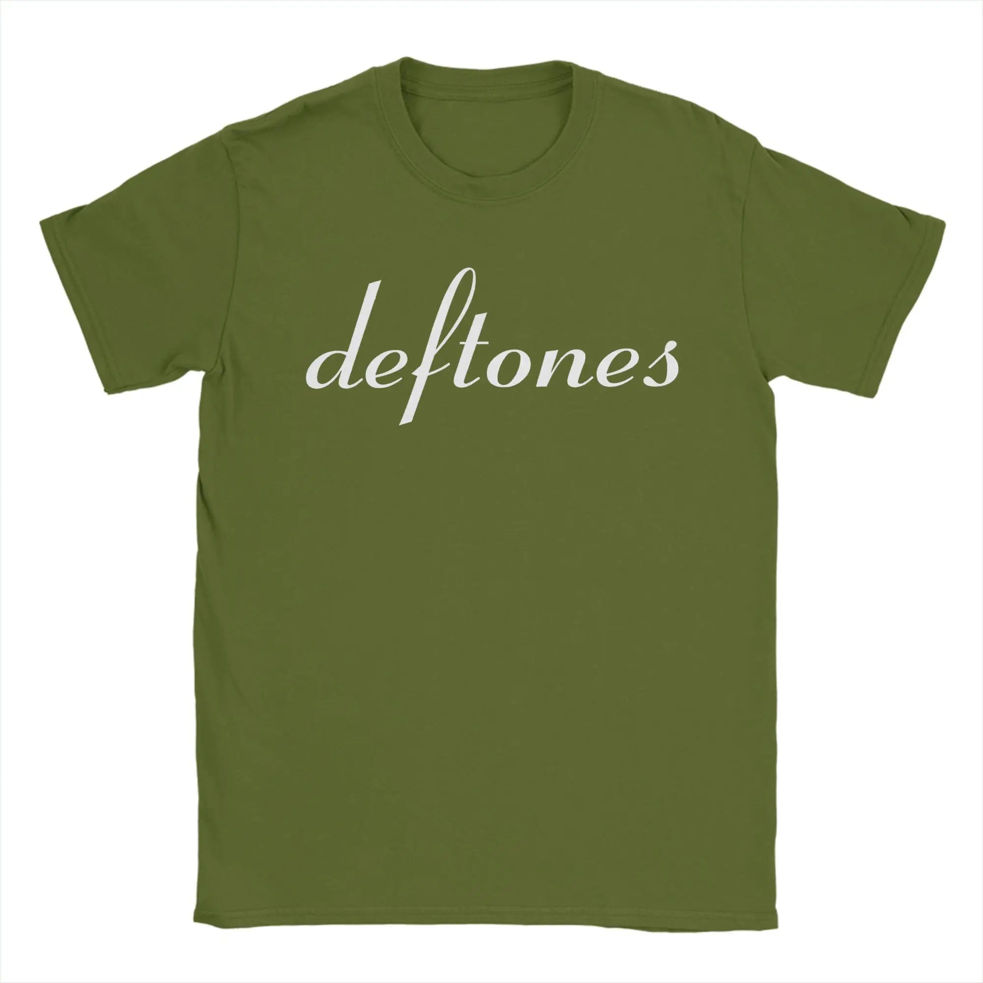 Streetwear T Shirt Summer Deftones Rock Band Hippie T-Shirts  Cotton Tee Shirt for Men Awesome Pattern Short Sleeve Tees