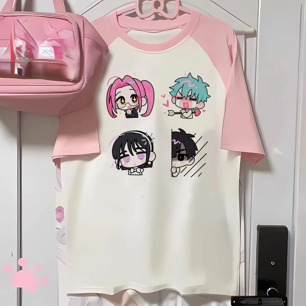 Alien Stage T Shirt Men Women Kawaii Cartoon Streetwear Y2k Harajuku Anime Japanese Manga T-shirt