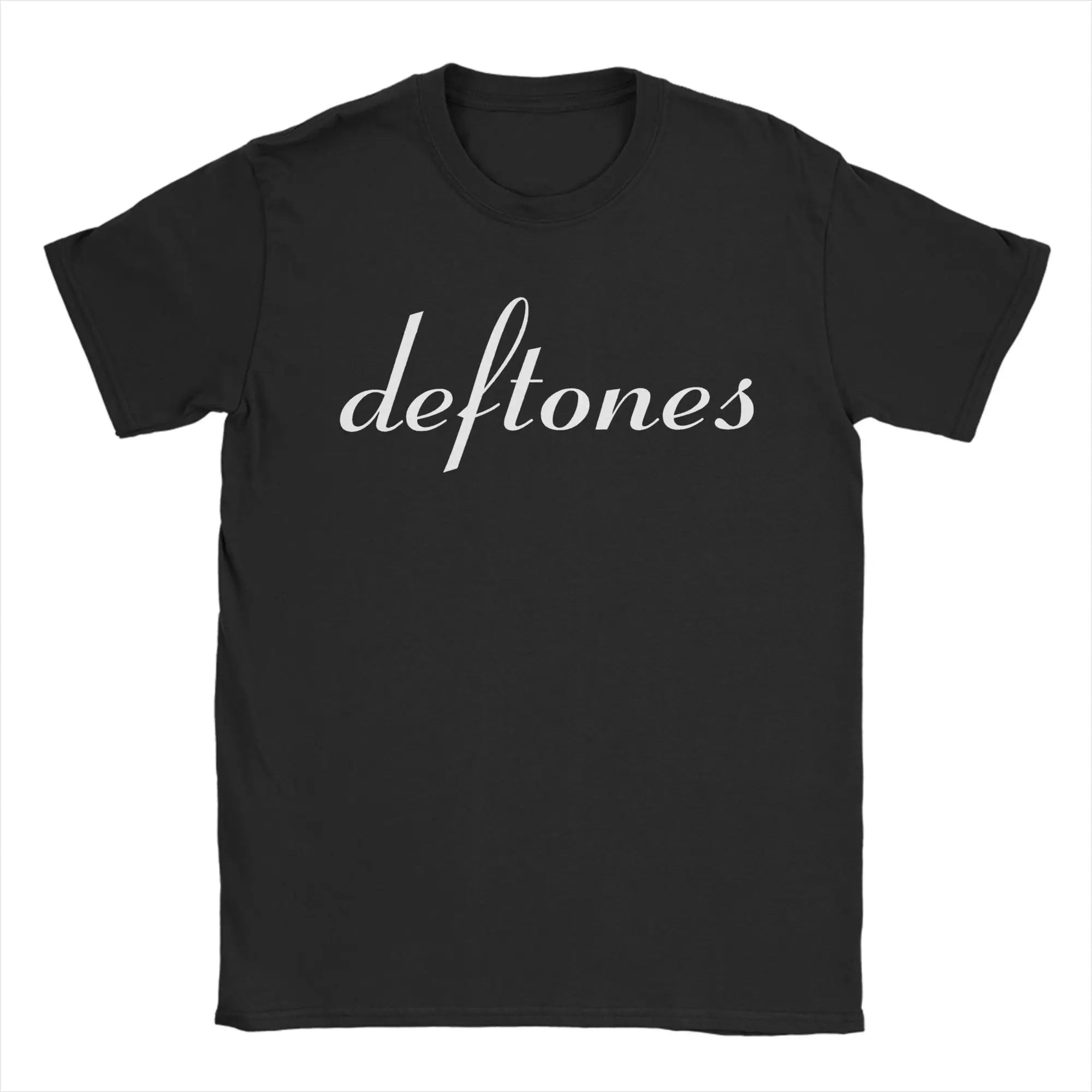 Streetwear T Shirt Summer Deftones Rock Band Hippie T-Shirts  Cotton Tee Shirt for Men Awesome Pattern Short Sleeve Tees