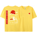Japanese Style Car JDM Culture GTR Racing T Shirts Men Women Street Wear Original Design Oversized 100% Cotton Couple Tops Tees