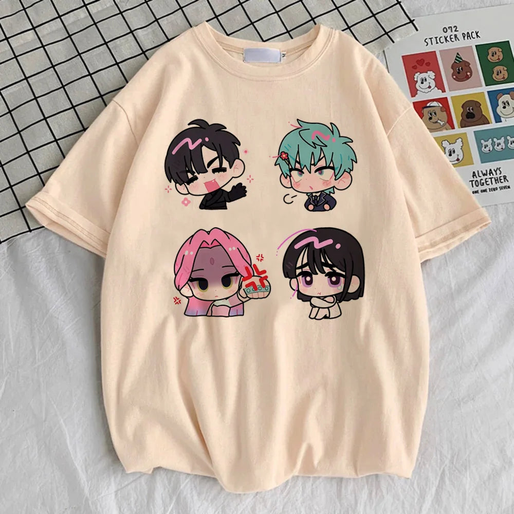 Alien Stage T Shirt Men Women Kawaii Cartoon Streetwear Y2k Harajuku Anime Japanese Manga T-shirt