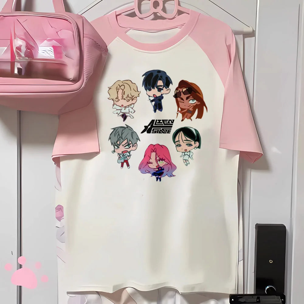 Alien Stage T Shirt Men Women Kawaii Cartoon Streetwear Y2k Harajuku Anime Japanese Manga T-shirt