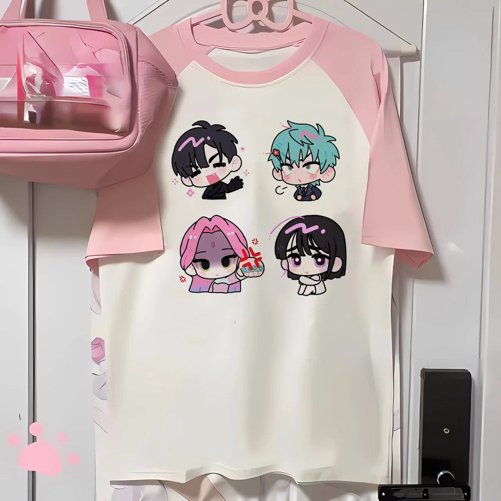 Alien Stage T Shirt Men Women Kawaii Cartoon Streetwear Y2k Harajuku Anime Japanese Manga T-shirt