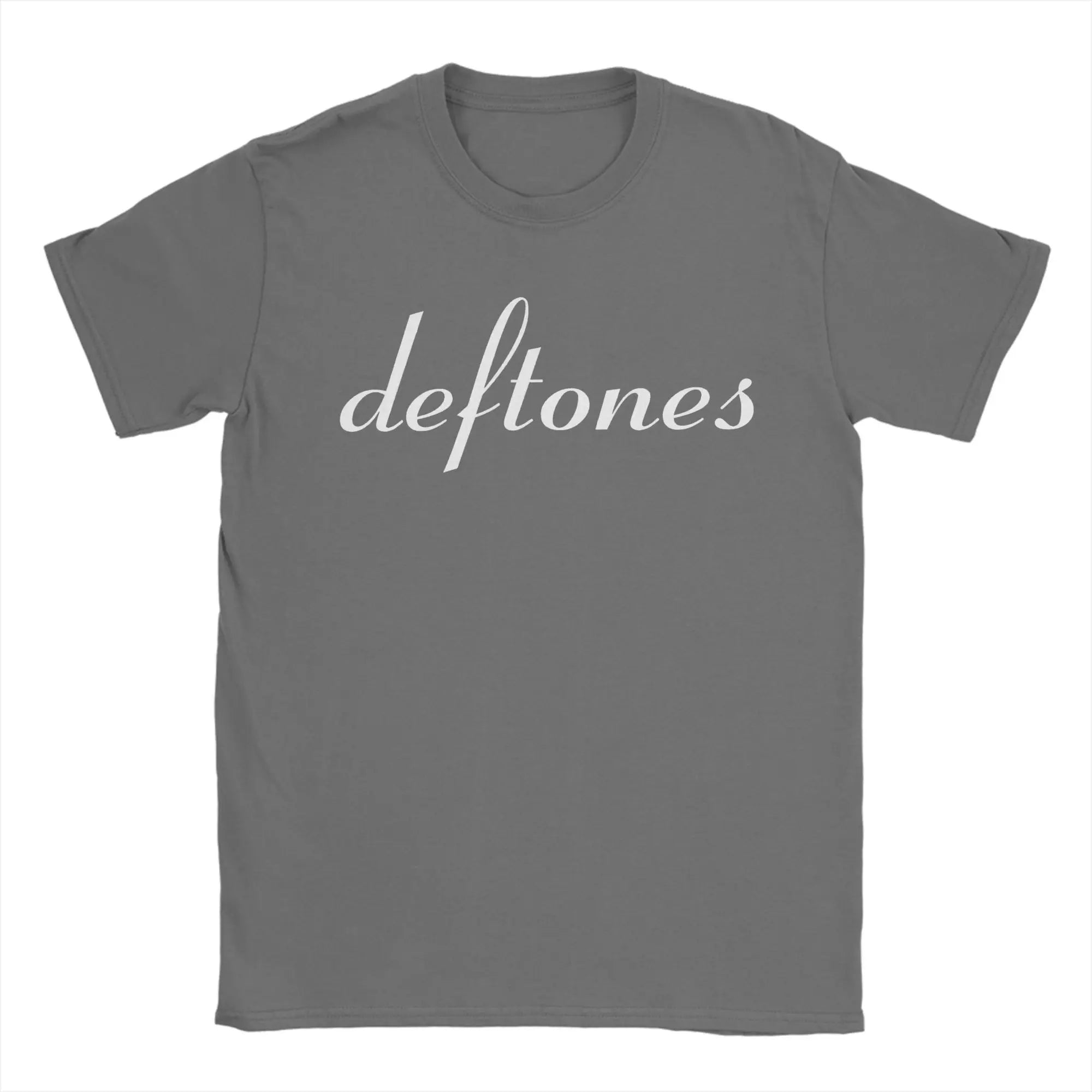 Streetwear T Shirt Summer Deftones Rock Band Hippie T-Shirts  Cotton Tee Shirt for Men Awesome Pattern Short Sleeve Tees