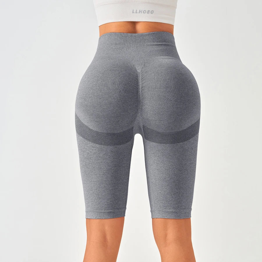 Women Sports Leggings Sportswear Woman Gym Legging Seamless Yoga Shorts w/Tummy Control Women's Shorts Fitness Female Clothing