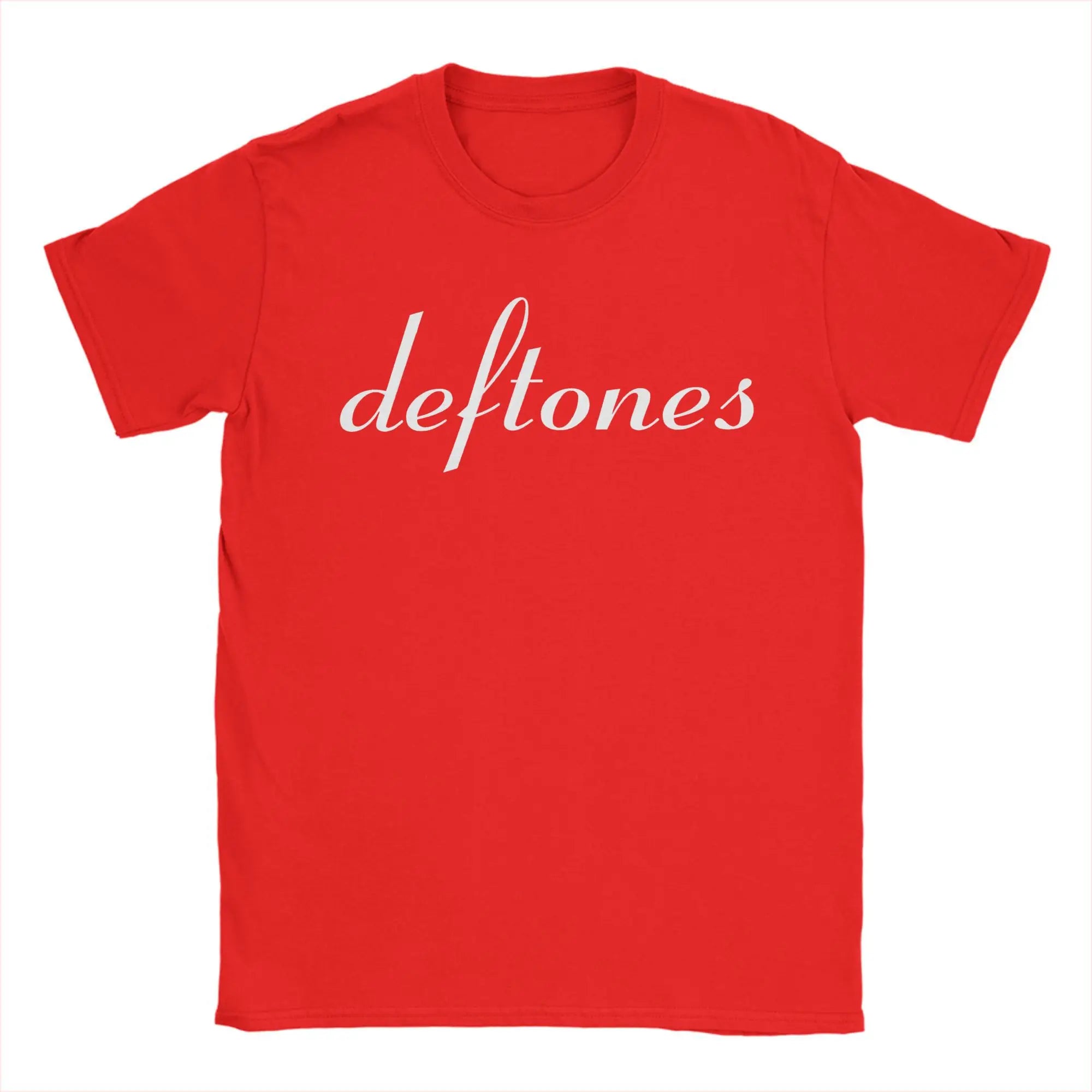 Streetwear T Shirt Summer Deftones Rock Band Hippie T-Shirts  Cotton Tee Shirt for Men Awesome Pattern Short Sleeve Tees